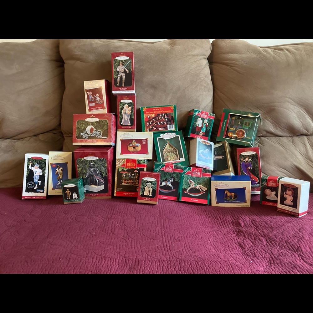 Hallmark keepsake ornaments